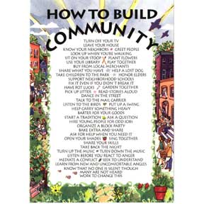 Build Community 6 Note Card Set